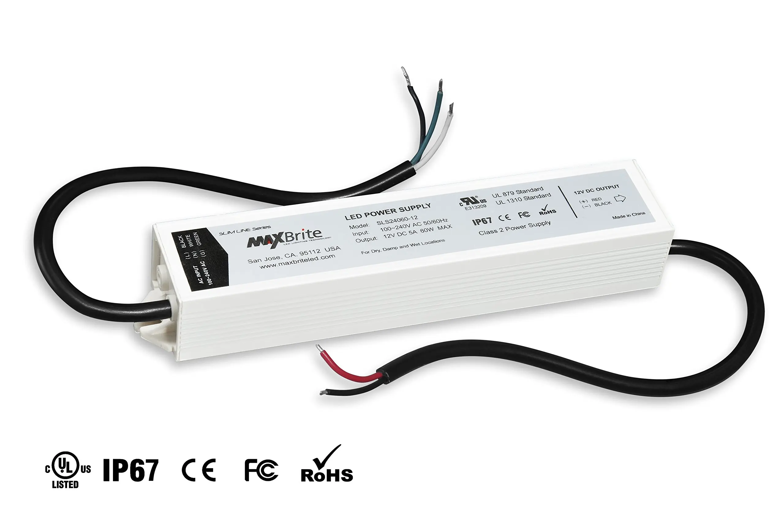 Led Power Supply 12v 60w круглый