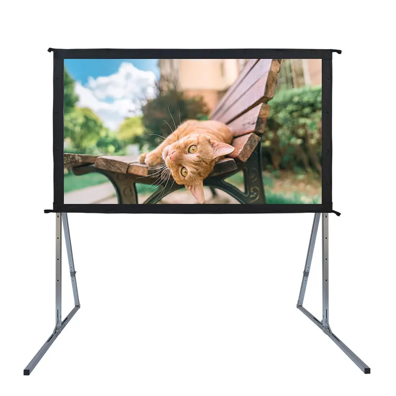 projector screen outdoor stand