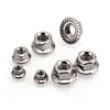 China supplier din 6923 gr5 m5 titanium hex flange nuts