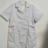 Beautiful 100% Cotton or Polyester Cotton Women's White Lab Coat Nurse Uniform with Square Collar
