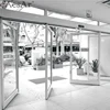 Caesar Break Out Security Exit Automatic Door with aluminum Rail Balcony Folding Sliding Door