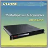 Tuner & ASI DVB-T/T2/C TS Multiplexer Simulcrypt Scrambler