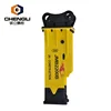 side/top/box-silenced type Chinese first-class hydraulic breaker hammer factory for 20t excavator with CE and Iso Certificate