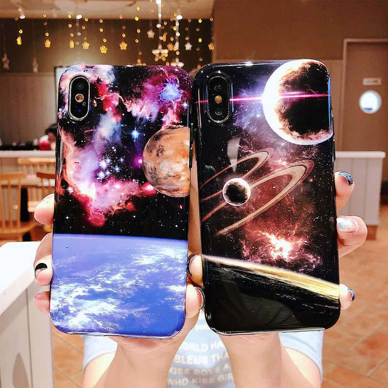 For Apple Iphone Mobile Phone 6 7 8 Plus X Xs Xr Xs Max Outer Space ...