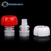 8.6mm plastic double gaps pouch spout with Apple cap for drinking pouch