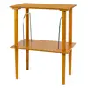 Wooden Music Centers with Record Holder Shelf Vinyl Record Rack