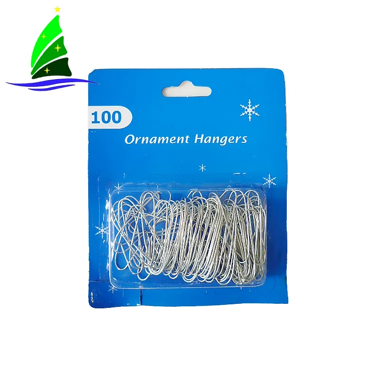 Xmas Ornament Hooks Metal Wire Hooks Ornament Hangers With Storage