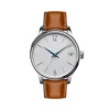 Best Selling 316L Stainless Steel Waterproof Leather Strap Private Label Watches Luxury Brand