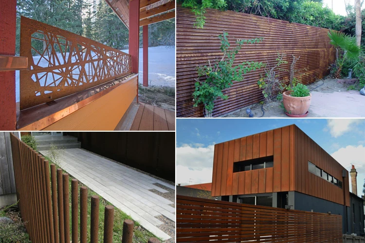 China Corten Steel Fence ASTM A588 Corten Steel Manufacturers