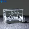 Best selling 3 d laser engraving crystal cube souvenir