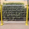 Galvanized cheap lawn fence welded mesh double loop wire fence