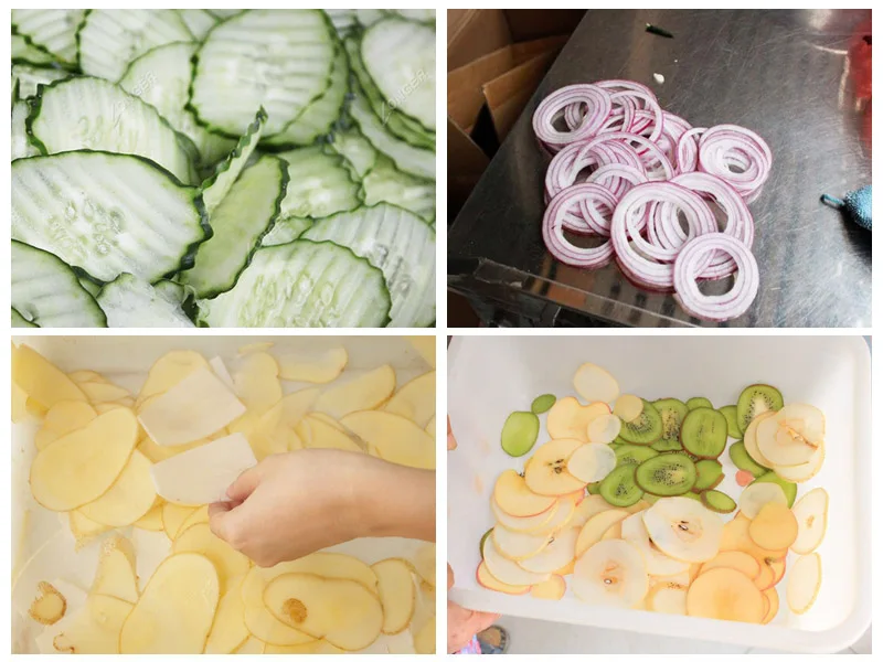 Electric Cabbage Cutter & Green Onion Chopper - Stainless Steel Kale ...