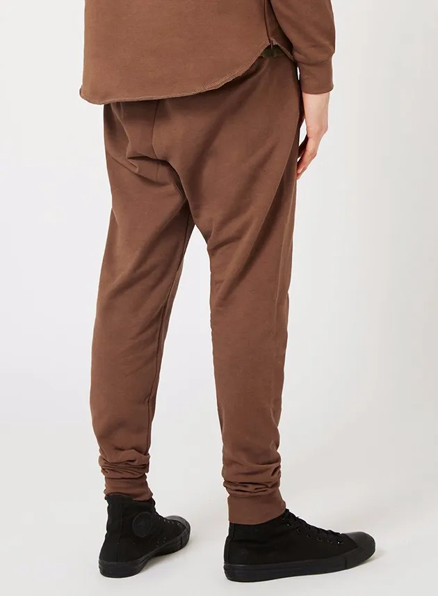 brown jogger sweatpants