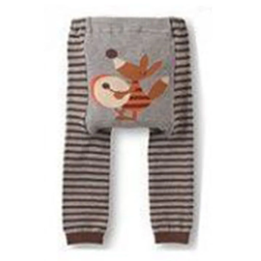 Factory Price Cute Baby Kid Infant Toddler Newborn Cartoon Striped Leggings Long Pants 6 Colors