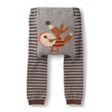 Factory Price Cute Baby Kid Infant Toddler Newborn Cartoon Striped Leggings Long Pants 6 Colors