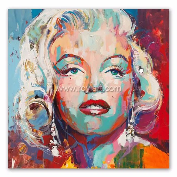 High Quality Modern Handmade Canvas Pop Art Marilyn Monroe Decorative ...