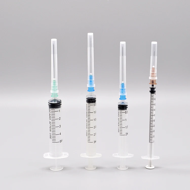 FDA approved medical disposable syringe with needle