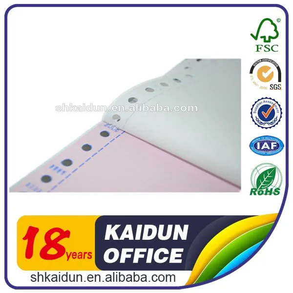 2 Ply Top Selling Carbonless Copy Paper Computer Bill Printer Copy