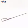 Jiukun Skewers 17" Stainless Steel 304 BBQ Barbecue Skewers Flat Metal Grilling Skewers Set, Reusable BBQ Sticks easy to clean
