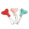 love heart-shaped Headphone 2 jacks splitter with cup and keychain for promotional items