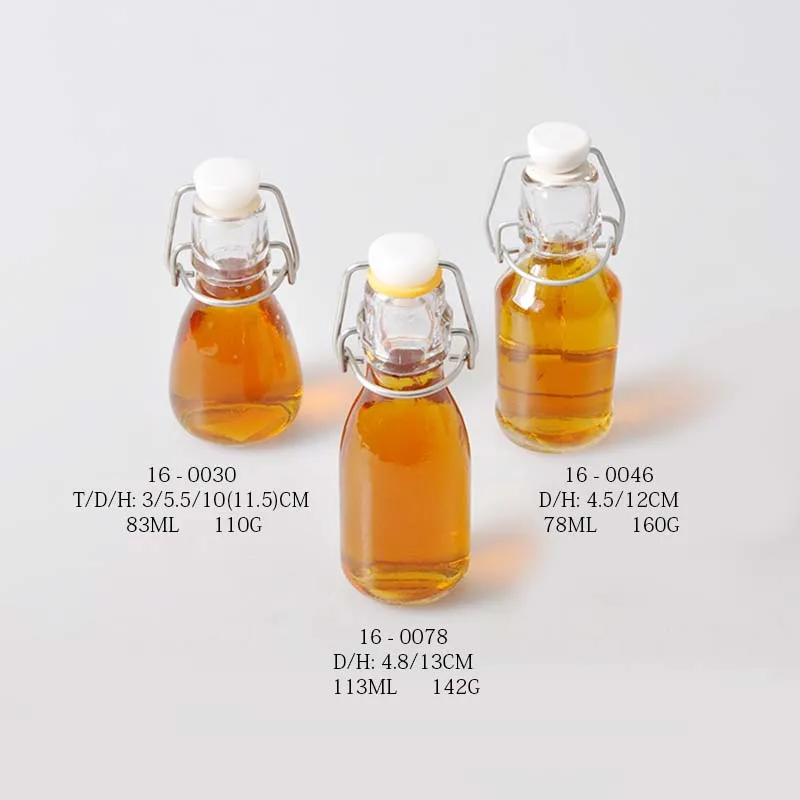 78ml 83ml 113ml Mini Swing Top Glass Bottles For Milk Juice Oil Storage Buy Glass Material And