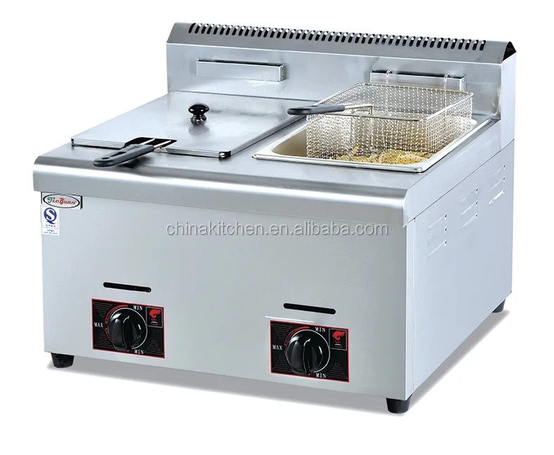 Double Tank Gas Chips Fryer/potato Chip Fryer Buy Double Basket Gas