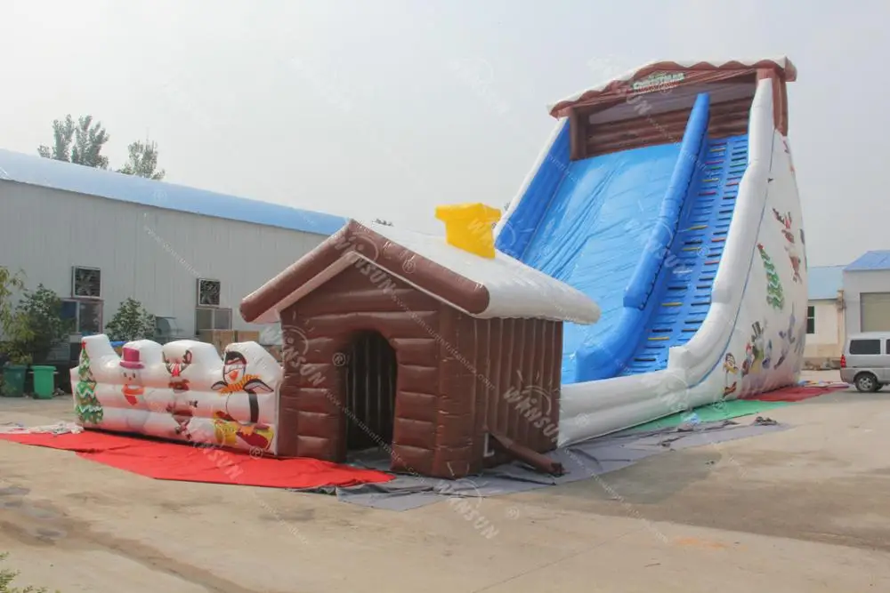 Toboggan Run Inflatable Slide Giant Snow Slide,Toboggan Tube Slide