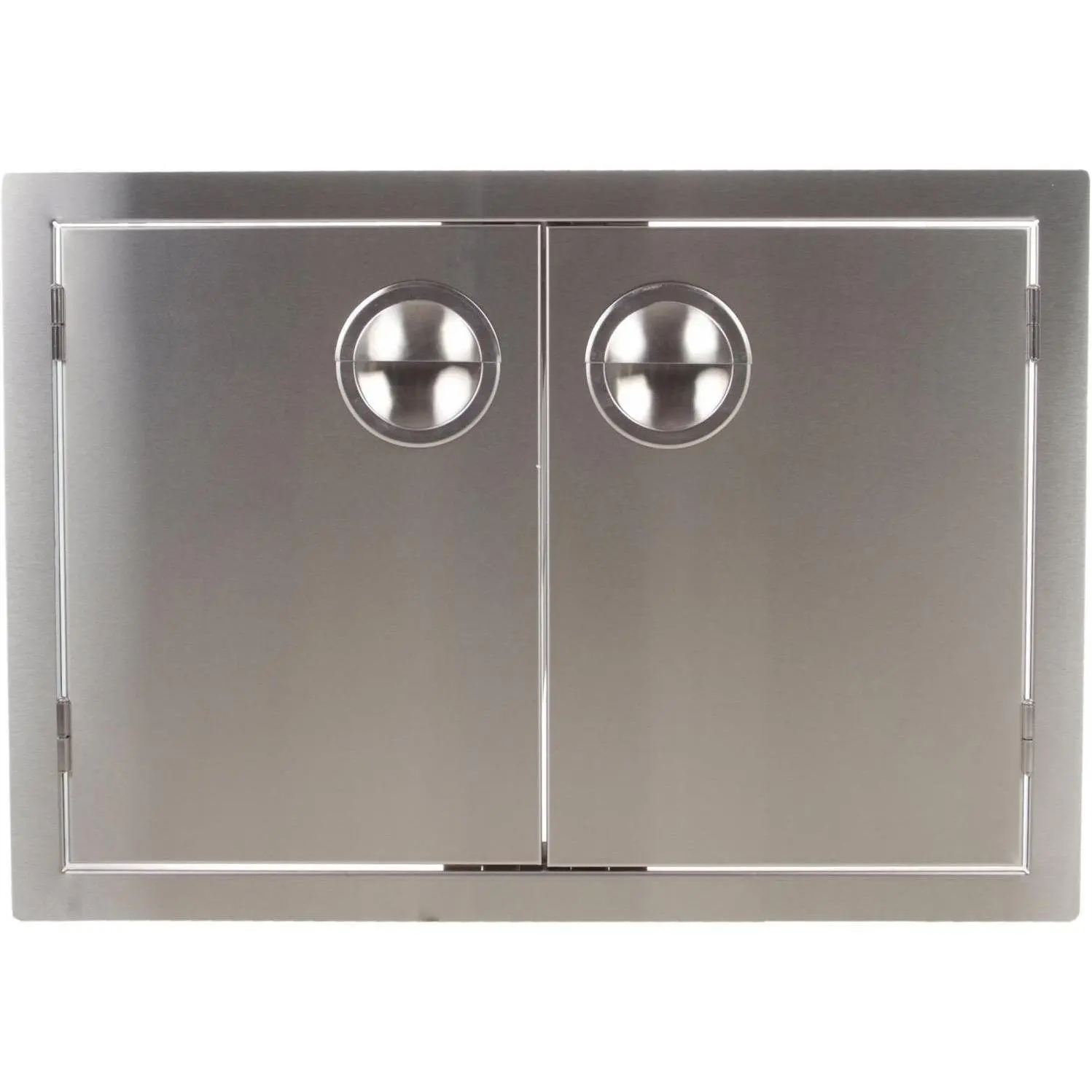 Bbqguys.com Portofino Series 42-inch Stainless Steel Enclosed Cabinet Storage With Shelf