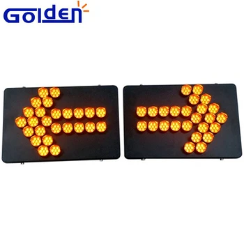 Yellow Led Flashing Warning Arrow Signal Traffic Advisor ...