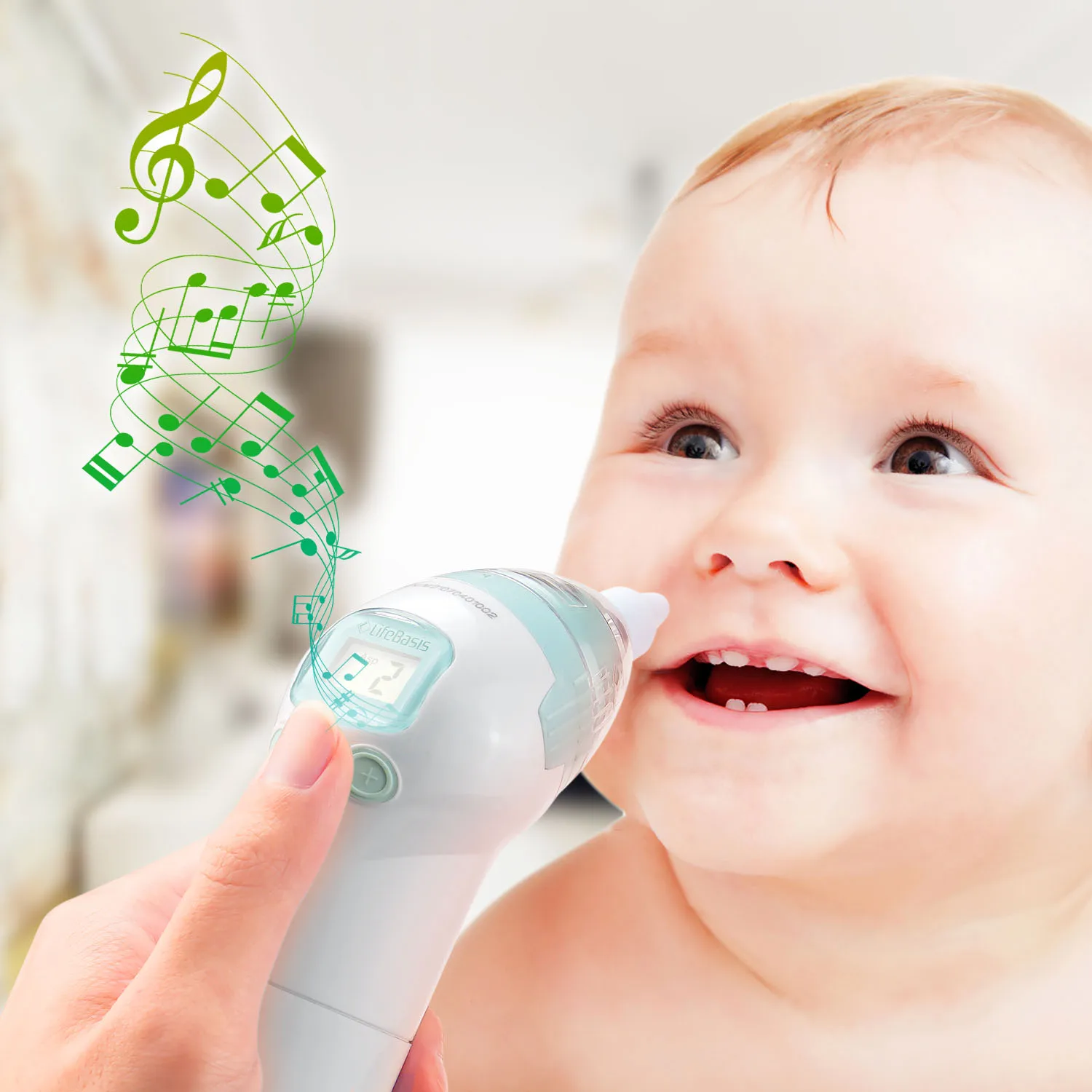 vacuum nasal aspirator  electric  baby  nose cleaner silicone