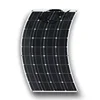 Cheap custom size high efficiency monocrystalline semi flexible solar panel 10w to 300w