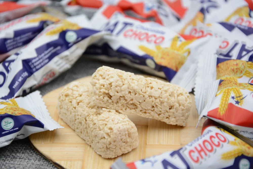 10g Halal Oat Choco/milk Chocolates Biscuit In Fiber Lower Cholesterol