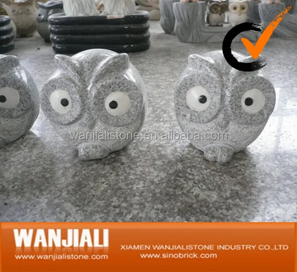 Cheap Hand Carved Animal Sculpture Stone Owl Sculpture 60165046534