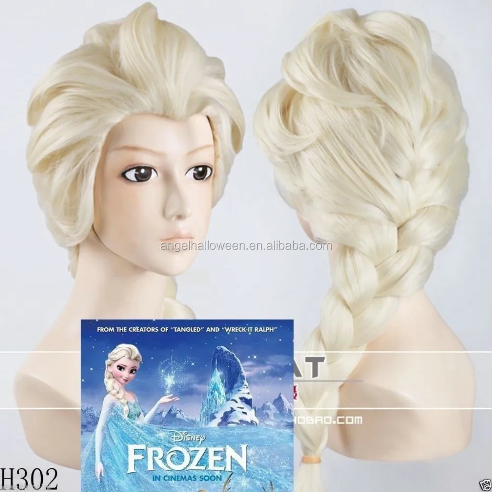 light blonde cosplay wig