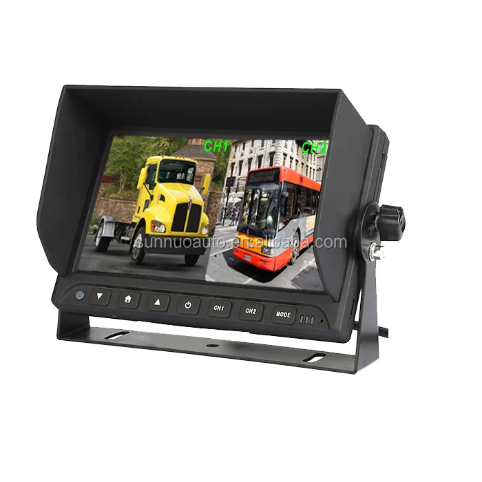 7 Inch Recording Monitor With Dvr Function Support 128gb For Trucks