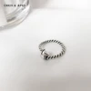 Hot Sale Unique Jewelry 925 Silver Sterling Cone Rings
