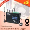 Pulse Counter Modbus 3G GPS Data Logger temperature sensor data