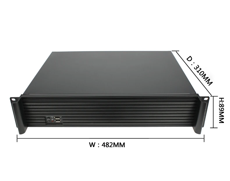 K231L 2u Rackmount High Disk I/O Nas Performance Server   short  Case  max  support  ATX Mainboard