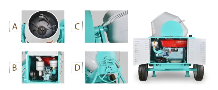 Environmentally friendly Electric Portable Cement Mixing machine