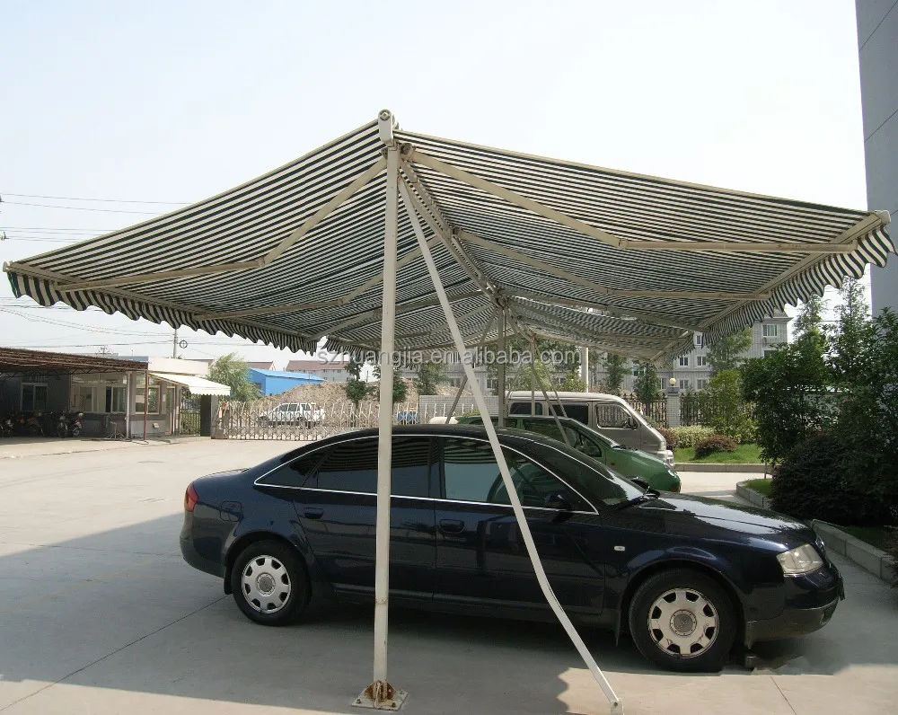 Motorized Outdoor Retractable Freestanding Carport Tent Parking