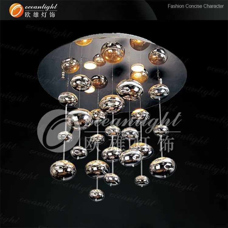 Led Crystal Magic Ball Light Hanging Glass Art Bowl Led Crystal Magic Ball Light Hanging Glass Art Bowl Pendant Om802 60