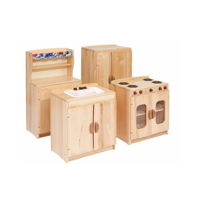 montessori wooden play kitchen