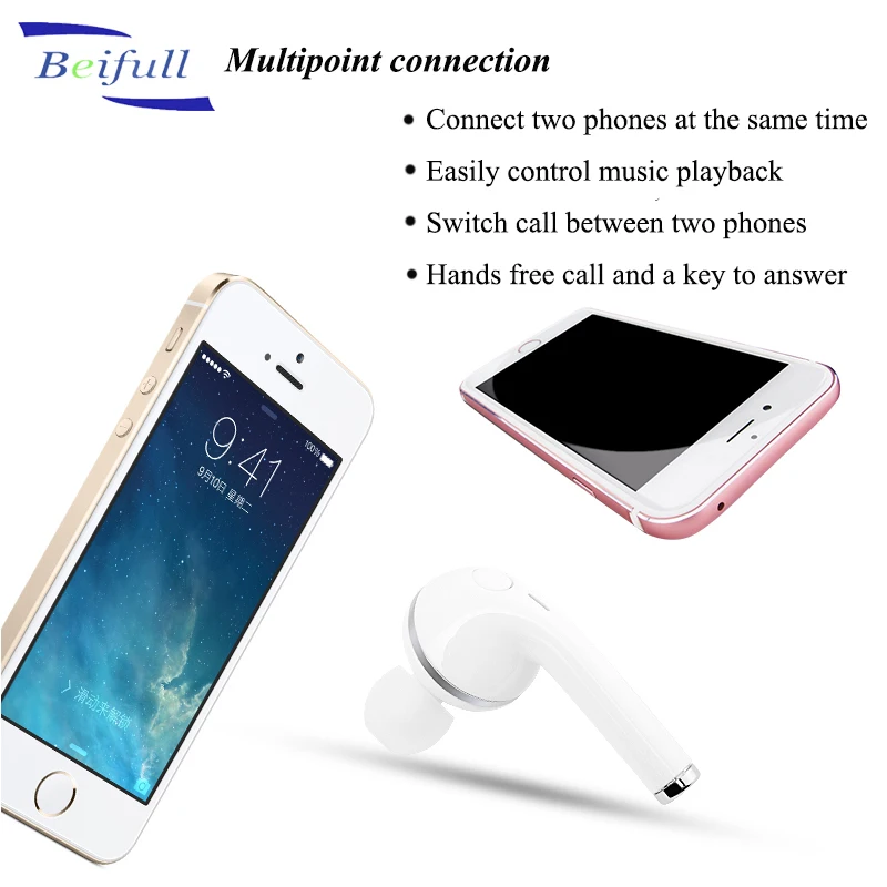 Cute 4.1 Stereo True Wireless Mini Headset Earbuds Single ...