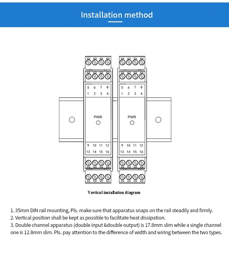 420ma Dc Analog Galvanic Signal Converter Isolator 010v Signal