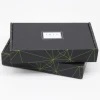 Latest Design Both Side Printed Black Corrugated Paper Packaging Box with Custom Logo