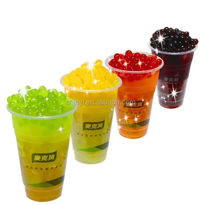 New Product Grape Flavor Popping Boba Fruit Juice In Popping Balls