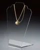 crystal acrylic luxury necklace counter display stand jewelry display stand wholesale
