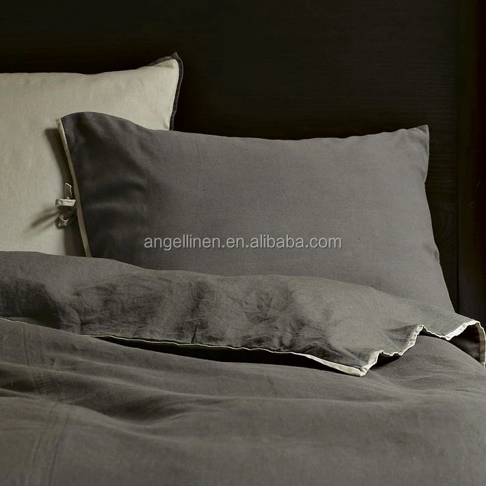 Best Selling Pure Linen Bedding Sheet Set Duvet Cover Set With