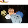 Customized inflatable nine planet lighting/inflatable led planets balloon for hanging