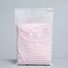 High quality waterproof frosted pe eva zip lock packing storage plastic bags for clothes